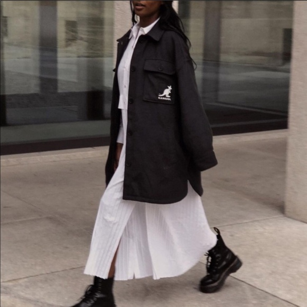 Kangol X H&M Oversized Shirt Jacket